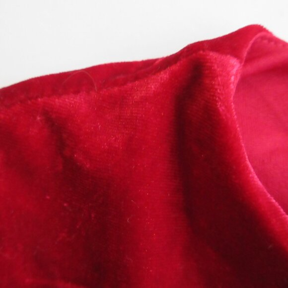 Jayne Copeland Girls Red Velvet & Ivory Crinoline Holiday Christmas Dress Size 7 - Picture 12 of 15